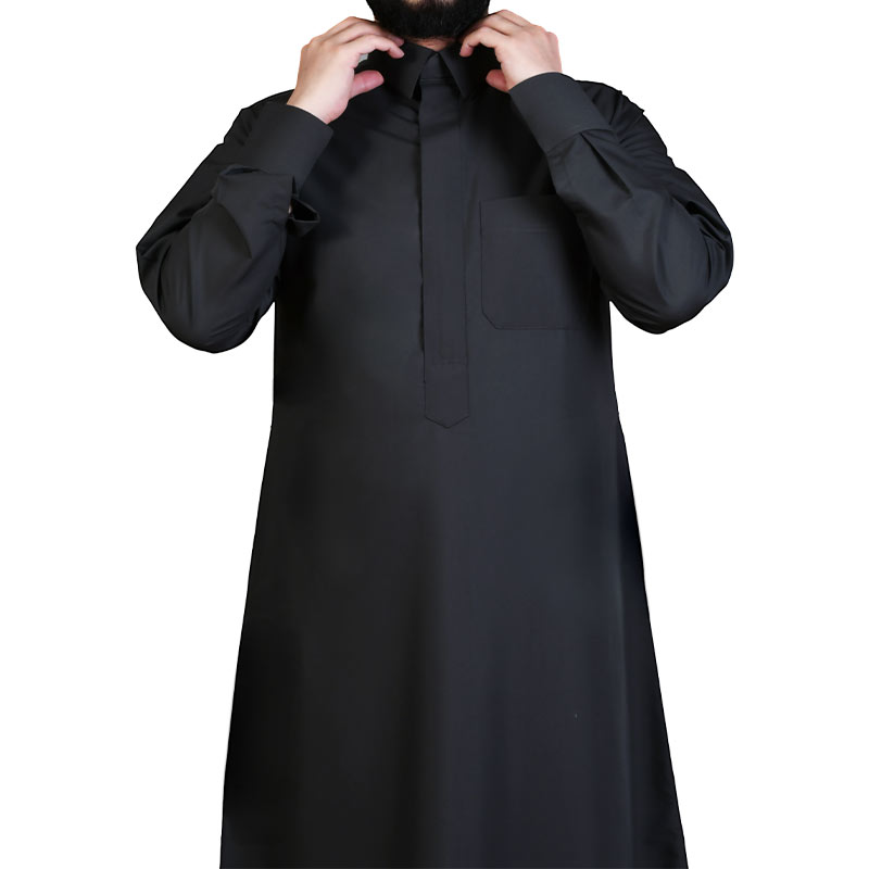 ثوب الدفه سحاب ملون شبابي المقاس 34 - 52