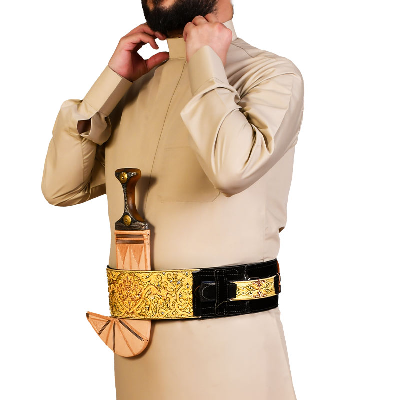 ثوب الدفه سحاب ملون رجالي المقاس 53-62