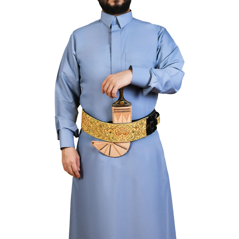 ثوب الدفه سحاب ملون شبابي المقاس 34 - 52